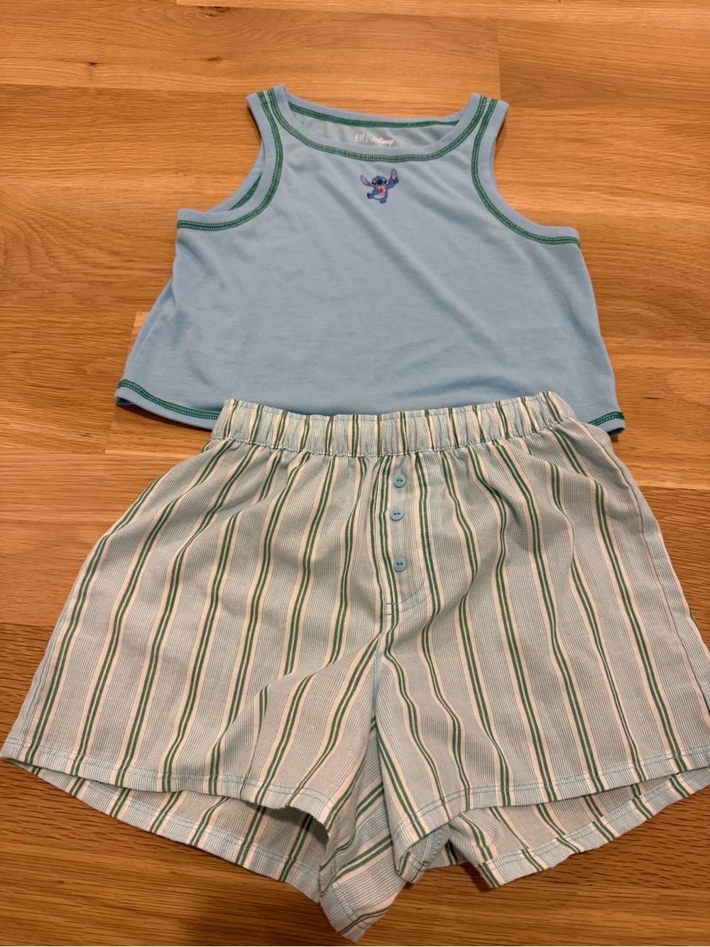 Gap kids lilo and stitch Light Blue Kids Pajama Set - Picture 2 of 4